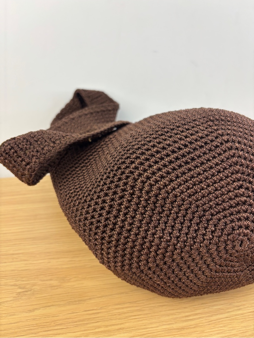 The Sak 120 Crochet Hobo Bucket Bag in Dark Brown LIKE NEW! - Picture 9 of 11